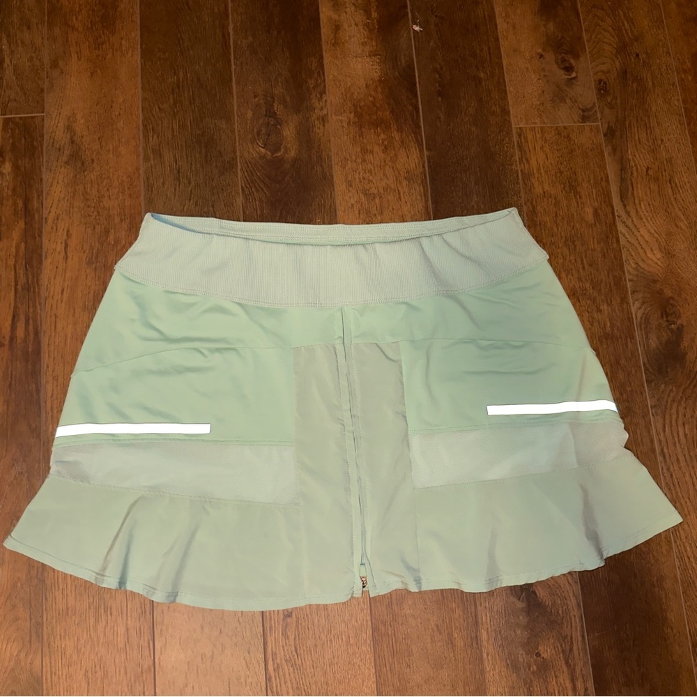 Lucky in Love Ladies XL (14) Mint Tennis Golf pickleball Skort Stretch pull on